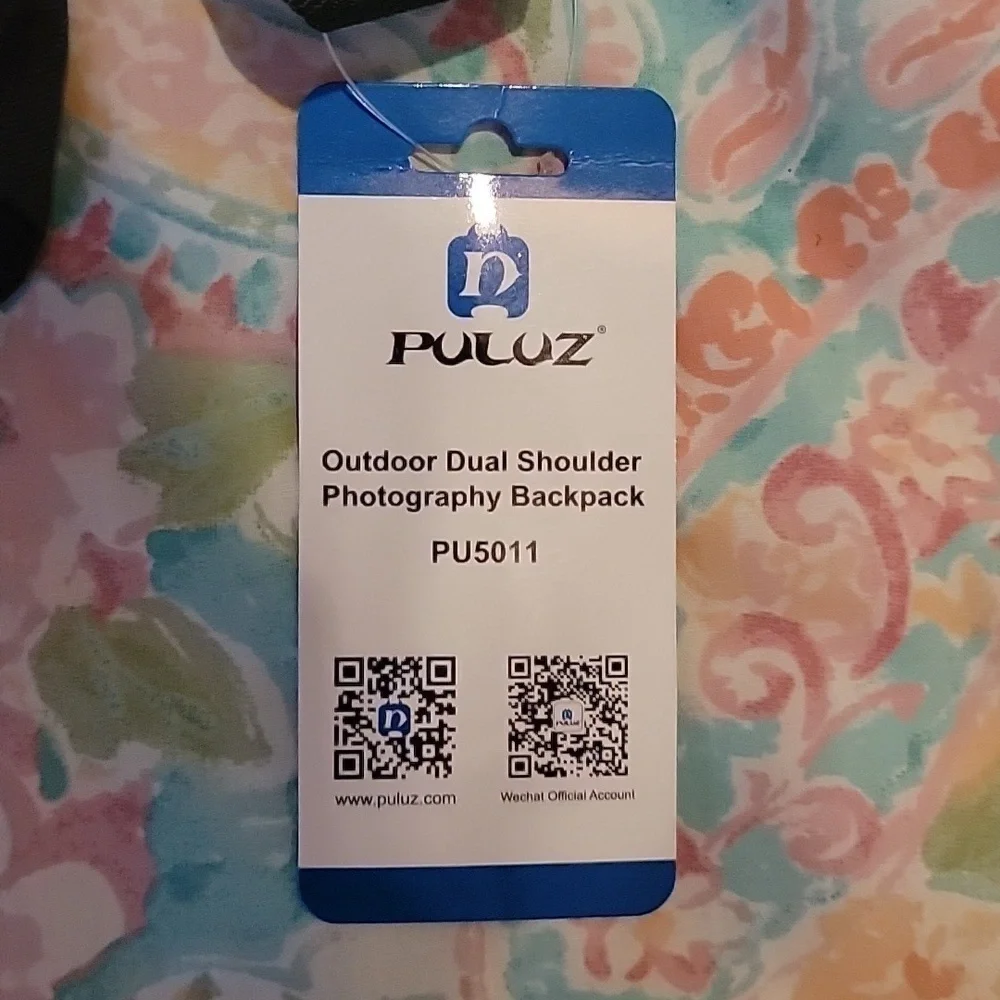 Puluz Outdoor Dual Shoulder Photography Backpack, NWT